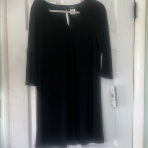 MSK Classic Black Long Sleeve Dress